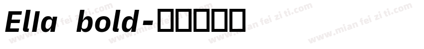 ElIa bold字体转换